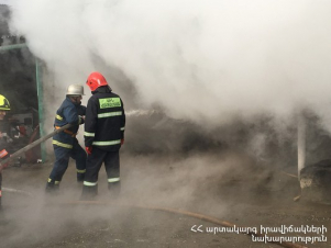 Երևանյան ավտոտեխսպասարկման կետերից մեկում բռնկված հրդեհից տուժածներից մեկի վիճակը կայուն ծանր է