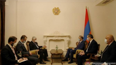 Արմեն Գրիգորյանն ընդունել է ՌԴ ԱԽ քարտուղարի տեղակալ Օլեգ Խրամովին