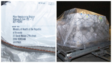 «Պֆայզեր» պատվաստանյութը Հայաստանում է