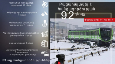 Փետրվարի 14-15-ը բացահայտվել է հանցագործության 92 դեպք