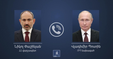Փաշինյանը և Պուտինը քննարկել են ռուս-ուկրաինական հարաբերություններում իրավիճակը