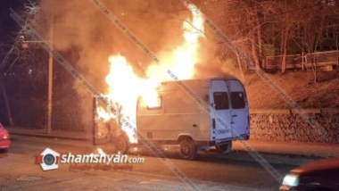 Գայի պողոտա - Մոլդովական փողոցի խաչմերուկում մեքենա է այրվել