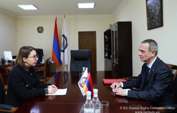 Քրիստիննե Գրիգորյանն ընդունել է ԿԽՄԿ-ի պատվիրակության ղեկավարին. քննարկվել է գերության մեջ գտնվողների վերադարձի հարցը
