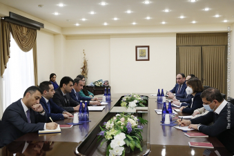 Հրաչյա Սարգսյանը և Նաթիա Նացվլիշվիլին քննարկել են ծրագրերին առնչվող հարցեր