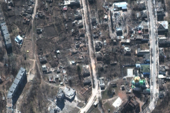 Արբանյակային լուսանկարները ներկայացրել են ռուսական զորքի գրաված Իզյում քաղաքում ավերածության ծավալը (լուսանկարներ)