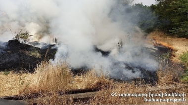 Հրշեջ-փրկարարները մարել են ընդհանուր 6.3 հա տարածքում բռնկված հրդեհները