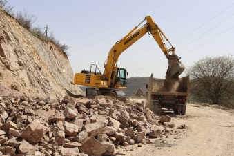Արցախում շարունակվում է Ներքին Հոռաթաղ – Ճանկաթաղ հատվածից դեպի մայրուղի տանող նոր ավտոճանապարհի շինարարությունը