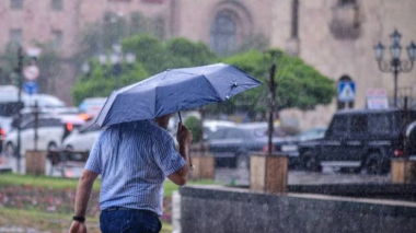 Առաջիկա օրերին՝ անձրև և ամպրոպ, օդի ջերմաստիճանը կբարձրանա 6-8 աստիճանով