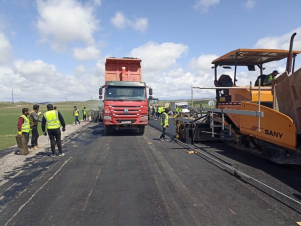 Հյուսիս-հարավի Լանջիկի հատվածում վերսկսվել են ասֆալտապատման աշխատանքները