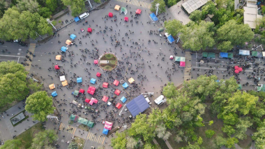 Ֆրանսիայի հրապարակը՝ ժամը 19-ի դրությամբ