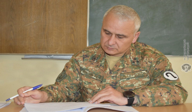 Ստուգվել են հրամանատարների մասնագիտական գիտելիքները