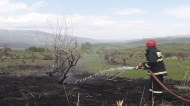 Հրշեջ-փրկարարները մարել են ընդհանուր 1.3 հա տարածքում բռնկված հրդեհները