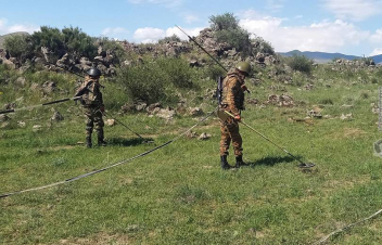 Զորամասերից մեկում անցկացվել են գործնական պարապմունքներ