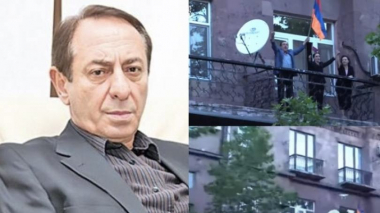 Դերասան Հարություն Մովսիսյանը հերքում է. ընդդիմության երթը պատշգամբից ողջունող տղամարդն ինքը չէ