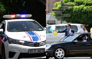 Ժամը 18:00-ի դրությամբ ոստիկանության պահպանվող հատուկ տարածքներ է տեղափոխվել 57 տրանսպորտային միջոց