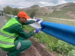 ՀՀ ճանապարհներին իրականացվում են ընթացիկ ամառային պահպանման աշխատանքներ