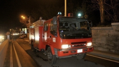 Էջմիածին քաղաքում ավտոմեքենա է այրվել