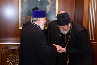 Ամենայն Հայոց Կաթողիկոսը հյուրընկալել է Բառնաուլի և Ալթայի միտրոպոլիտ Սերգիյին