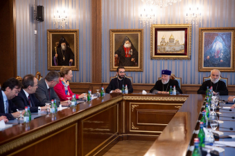 Ամենայն Հայոց Կաթողիկոսն ընդունել է ԵԽ Գլխավոր քարտուղարին