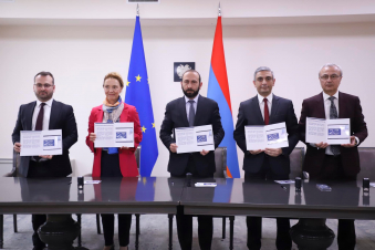 Արարատ Միրզոյանը և Մարիա Պեյչինովիչ Բուրիչը մասնակցել են ԵԽ-ին ՀՀ անդամակցության 20-ամյակին նվիրված հուշածրարի մարման արարողությանը