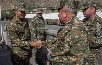 Զորամասերից մեկում պարգևատրման արարողություն է տեղի ունեցել