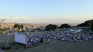 ԿԳՄՍ փոխնախարարն ու Հնդկաստանի դեսպանը մասնակցել են Յոգայի միջազգային օրվա միջոցառմանը