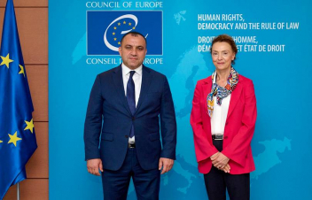 Ստրասբուրգում Արման Դիլանյանը հանդիպել է Եվրոպայի խորհրդի Գլխավոր քարտուղարին