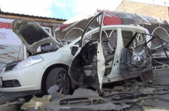 Ավտոմեքենայի պայթյունի ահազանգ է ստացվել