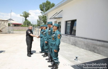 ԱԻ նախարարն այցելել է Շիրակի մարզային փրկարարական վարչություն և ենթակա ստորաբաժանումներ