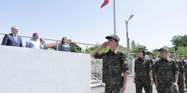 Արամ Մանուկյանի անվան վարժարանում մեկնարկել է մարզառազմական ճամբարը