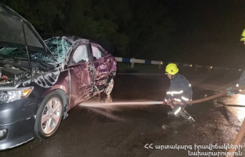 Երևան-Իջևան ճանապարհին մեքենաներ են բախվել. տուժածները Սևանի ԲԿ-ում են