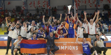 Հայաստանի բասկետբոլի հավաքականը՝ Եվրոպայի փոքր երկրների չեմպիոն