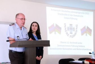 Գերմանացի մասնագետները դասախոսություններ են կարդացել Ռազմական համալսարանում