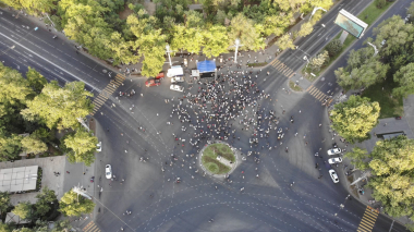 Ընդդիմադիրների հանրահավաքը Ֆրանսիայի հրապարակում