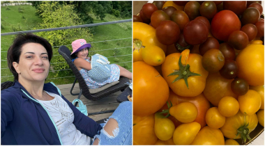 Այսօր մեր պատշգամբում բերքահավաք էր. Աննա Հակոբյան