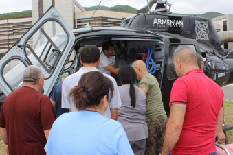 Վանաձորի ԲԿ-ից ծայրահեղ ծանր վիճակում գտնվող տղամարդը սանավիացիայի ուղղաթիռով տեղափոխվել է Երևան.«Վանաձորի բժշկական կենտրոն» 