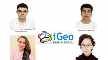 Աշխարհագրության 18-րդ միջազգային օլիմպիադայում Հայաստանի թիմը նվաճել է 2 բրոնզե մեդալ