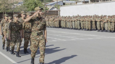 N զորամիավորման զորամասերից մեկում կազմակերպվել է զորացրման հանդիսավոր արարողություն