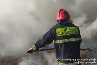 Հրշեջ-փրկարարները մարել են ընդհանուր մոտ 21․2 հա տարածքում բռնկված հրդեհները