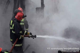 Շաղափ գյուղում անասնագոմ է այրվել