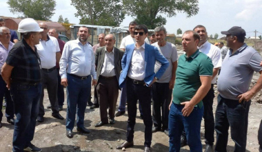 Արագածոտնի մարզպետը եղել է Ծաղկահովիտում, հետևել առողջության կենտրոնի շինարարությանը