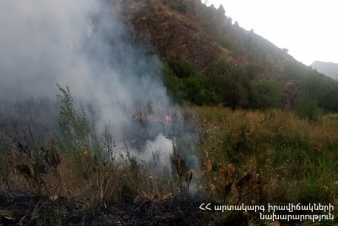 Հրշեջ-փրկարարները մարել են ընդհանուր մոտ 23,71 հա տարածքում բռնկված հրդեհները