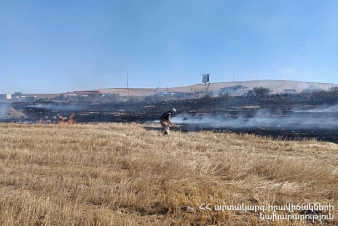 Շինուհայր գյուղում այրվել են հնձած ցորենի դաշտ և 4 մեղվափեթակ