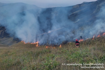 Կրաշեն և Կաքավասար գյուղերում այրվել է մոտ 200 հա բուսածածկույթ