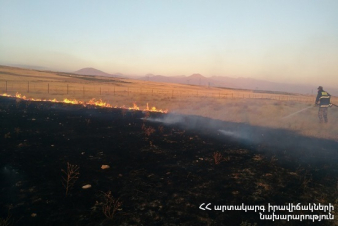 Հրշեջ-փրկարարները մարել են ընդհանուր մոտ 174 հա տարածքում բռնկված հրդեհները