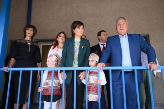 Աննա Հակոբյանը ներկա է գտնվել Շիրակի մարզի Լանջիկ գյուղի մանկապարտեզի պաշտոնական բացման արարողությանը