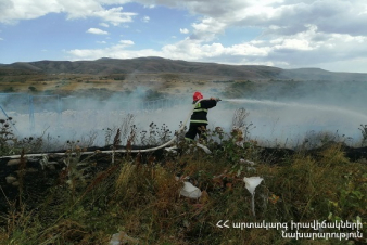 Հրշեջ-փրկարարները մարել են ընդհանուր մոտ 248․3 հա տարածքում բռնկված հրդեհները