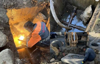 Արգել գյուղում բաժանորդների մեծ մասը ջուր ստանում է նորակառույց ցանցից, հին ու քայքայված թուջե ցանցը, սակայն, չի հանվել