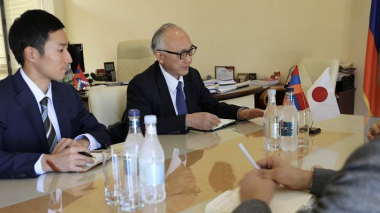 Զարեհ Սինանյանը Ճապոնիայի դեսպանի հետ խոսել է Երևանում կայանալիք Համաշխարհային հայկական գագաթնաժողովի մասին