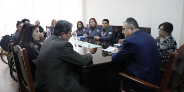 Կարեն Գիլոյանն ընդունել է Պարալիմպիկ կոմիտեի հավաքական թիմին